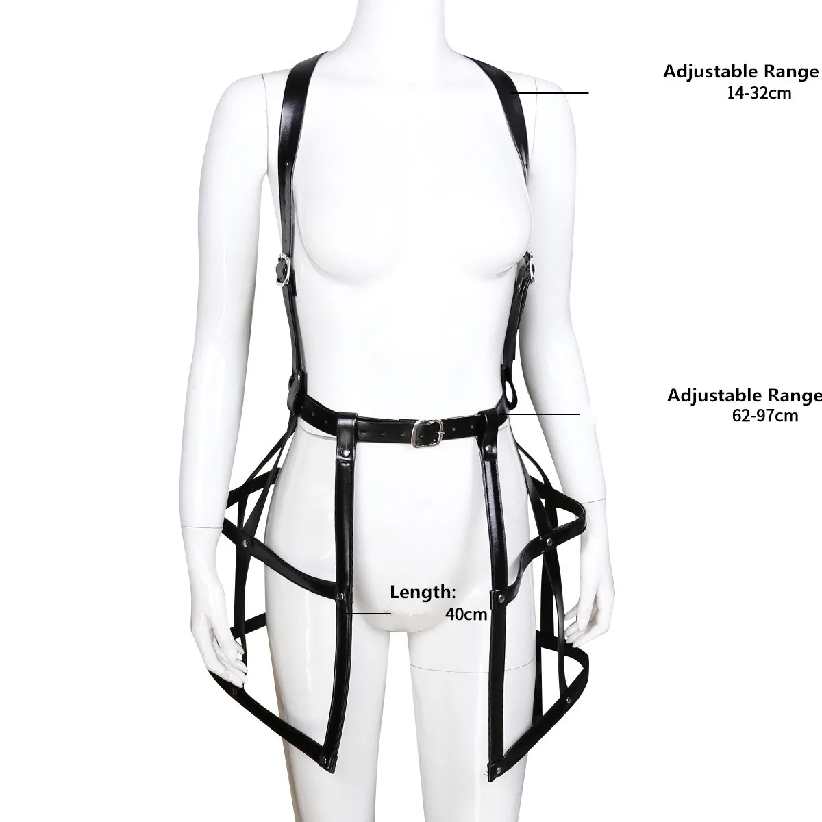 Стильные кожаные ремни в стиле панк Queen с большой клетчатой юбкой винтажные для