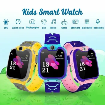 

Waterproof GPS Tracker Children Kids Safety Smart Watch SOS Call SIM Child Anti-lost For IOS Android