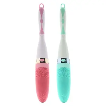 

Silicone Back Body Bath Brush Scrubber with Long Handle Healthy Skin Care Bathroom Shower Accessories for Men Women