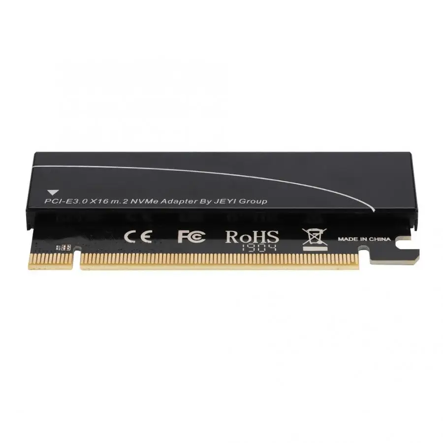 NVME M.2 к PCIE3.0 Адаптерная Плата расширения интегрированная высокоскоростная усиление сигнала с термальный Крем гель охлаждающие вафли