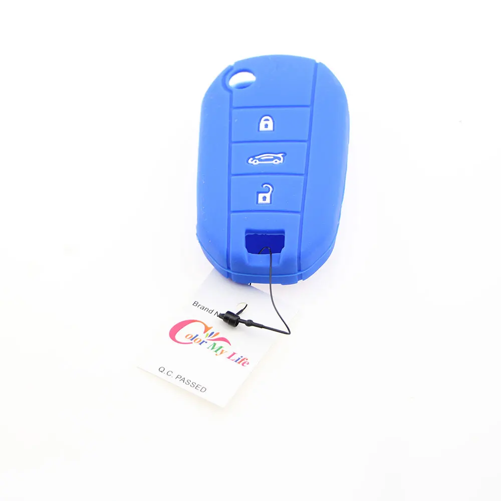 Чехол для автомобильного ключа чехол телефона брелок Citroen C4 C5 C3 C6 C8 Picasso Xsara Peugeot 3008