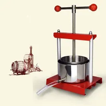 2L/3L/6L ручная прессовка для сока, меда, нержавеющая сталь, медленная соковыжималка, ручная прессовочная машина для вина