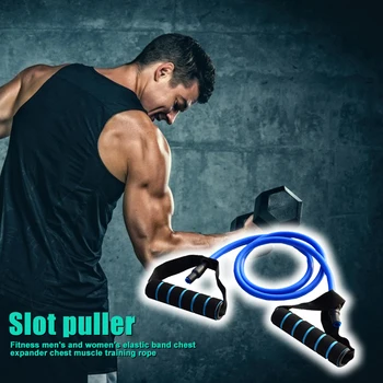 

General Muscle Training For Men And Women 140cm Yoga Pull Rope Elastic Rubber Tube Workout Expander Fitness Equipment