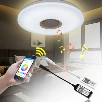 

RGB Light Bar Bluetooth LED Controller Lights String Music Controller Light Strip Controller 4-Way 5-Pin Head for RGB RGBW 30E