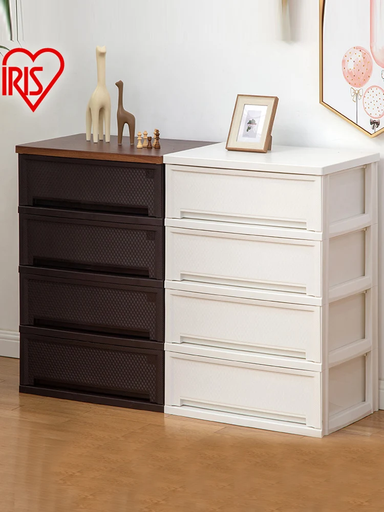 Japan Alice plastic drawer storage cabinet living room bedroom bedside table Alice finishing box storage box