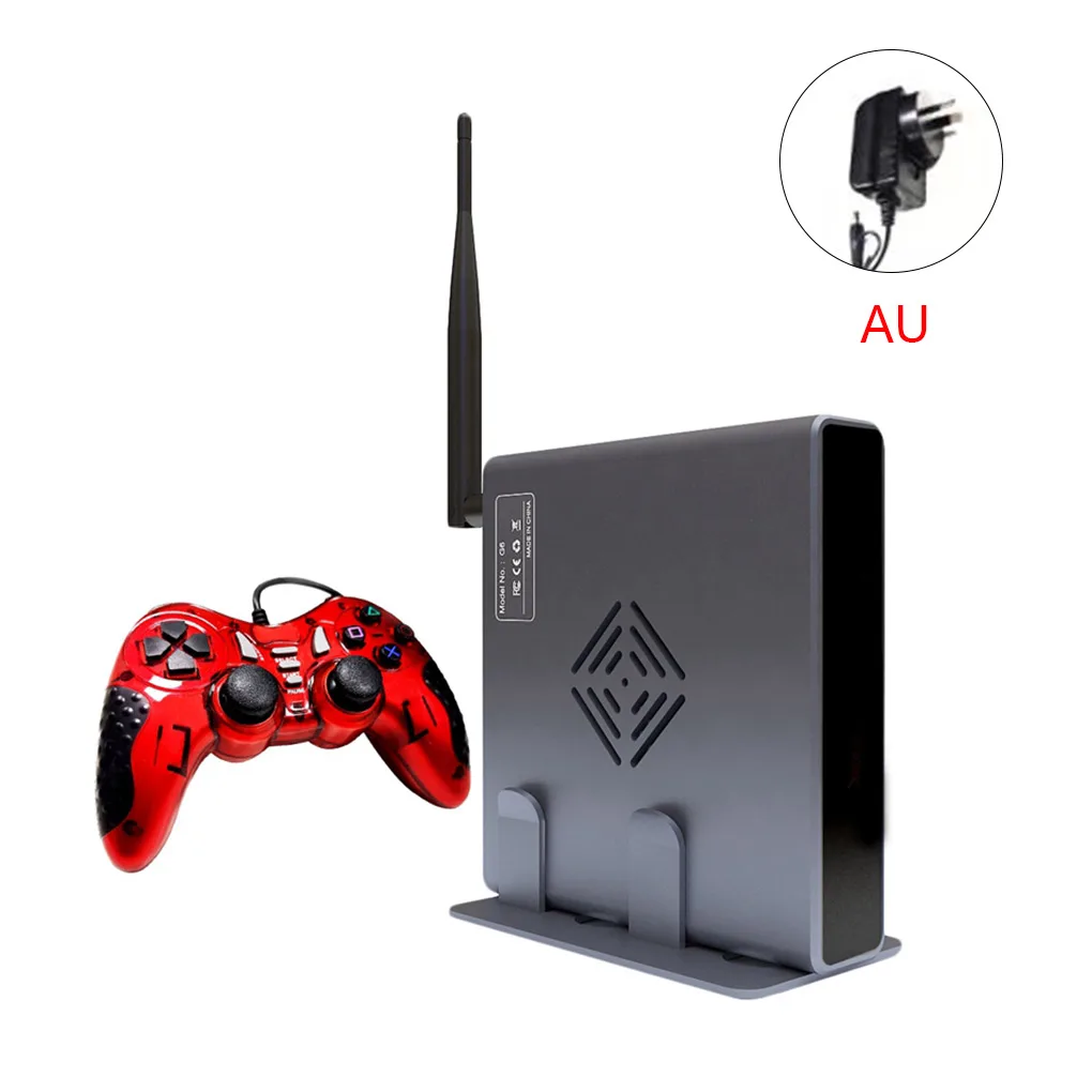 Синий 4K HDMI ТВ игровой выпуск хост HD tv 3D видео игра хост консоль с Wi-Fi Встроенный 2323 игры 32 Гб TF карта EU/US/UK Разъем - Цвет: Синий
