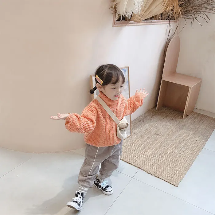Штанишки для маленьких девочек 2, 3, 4, 5, 6 лет, модные вельветовые брюки в Корейском стиле на весну и осень для девочек, детские штаны, детские шаровары