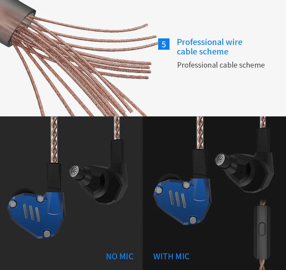 Памятное издание KZ ZS7 гибридные наушники 4BA+ 1DD в ухо наушники HIFI наушники бас DJ монитор наушники KZ ZS6 AS10