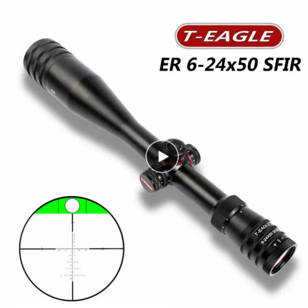 T Eagle ER 6 24X50SFIR охотничий прицел боковая параллакса стеклянная травленная
