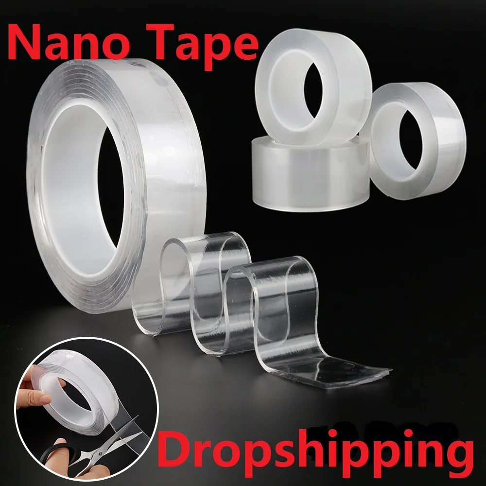 Nano Double-Sided Adhesive Tape Traceless Washable Removable And Practical 