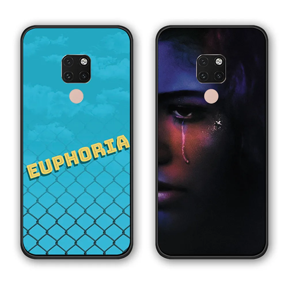 Мягкий чехол из ТПУ для huawei P30 P20 Pro P9 P10 Plus, американские ТВ-серии Euphoria, чехлы для телефонов huawei MATE 10 20 30 Lite