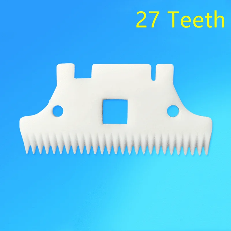 27 teeth Профессиональный триммер для стрижки собак, керамические лезвия для стрижки собак, кошек, сменные керамические лезвия для стрижки домашних животных - Цвет: 27 teeth