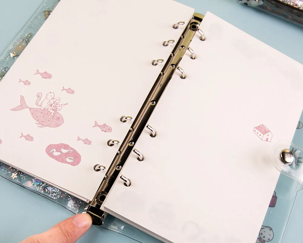 Блокнот с блестками Bullet Journal Binder Agenda DIY милый блокнот план заметки Офис школа студент канцтовары для девочек