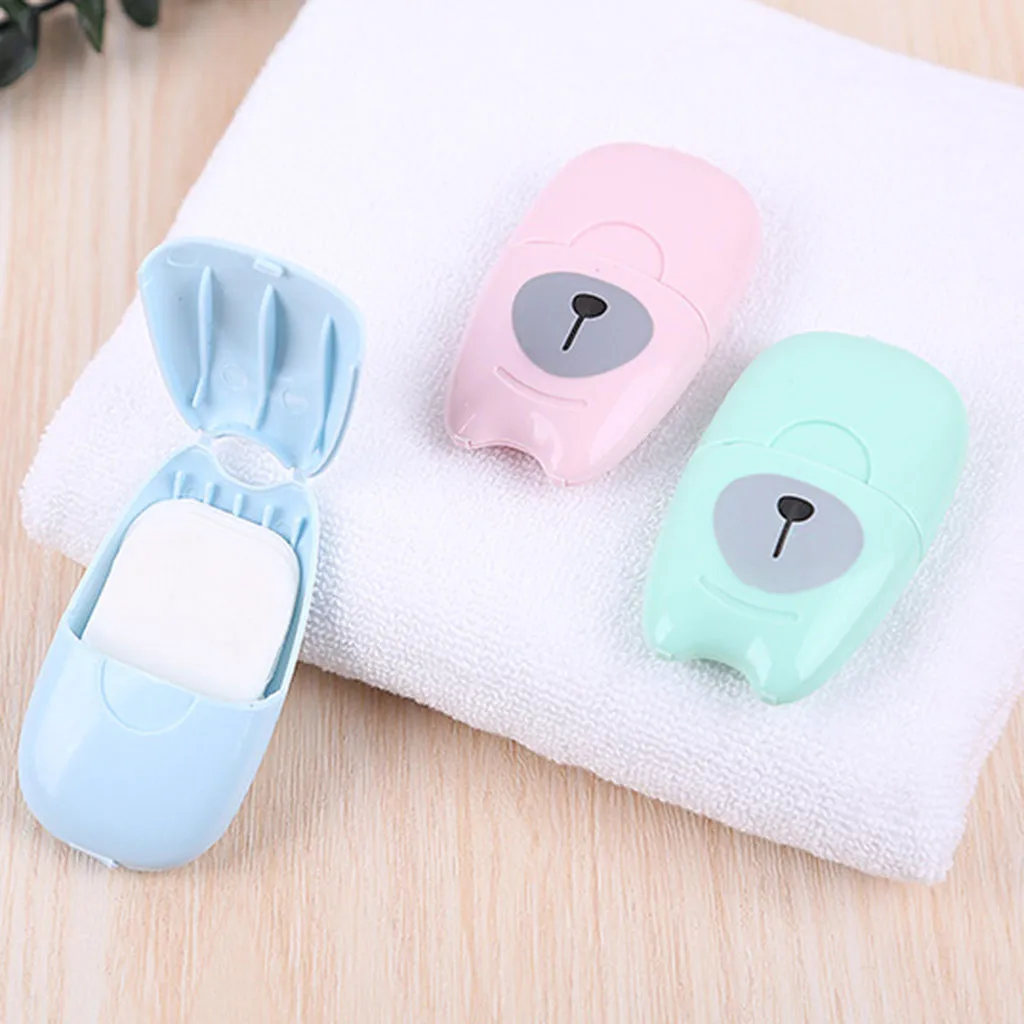 Travel Disposable Soap Tablets Boxed Soap Paper Portable Small Soap Tablets Oct#01