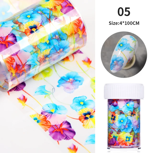 1 Box Glitter Marble Series Nail Transfer Foil Stickers Gold White And Black Bright Slider For Nails DIY Decoration Manicures 26