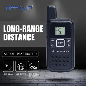 

2pcs OPPXUN E28 S Mini Walkie Talkie Long Range UHF 400-470MHz Portable Ham Radio Station for Hunting Telefon Two Way Car Telsiz