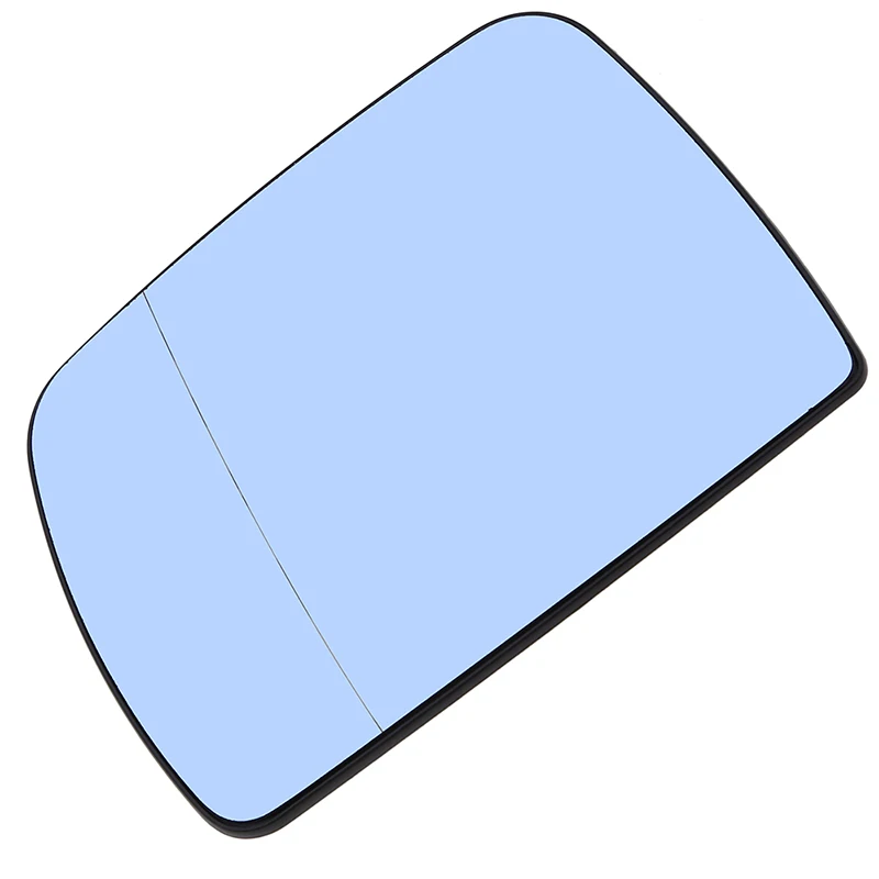 Right/left Side Door Wing Mirror Glass Heated Blue Tinted Fit For Bmw