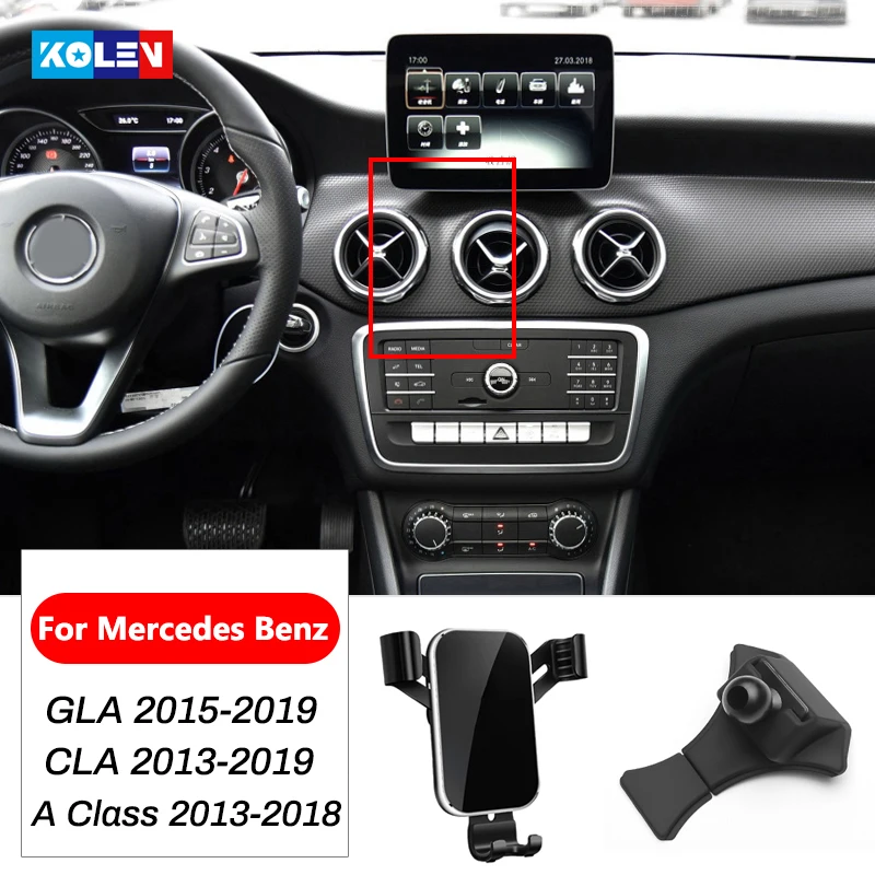 Автомобильный держатель для Mercedes Benz GLA 45 AMG X156 CLA W176 A Class C117 GLA200 GLA250 гравитационная подставка GPS кронштейн