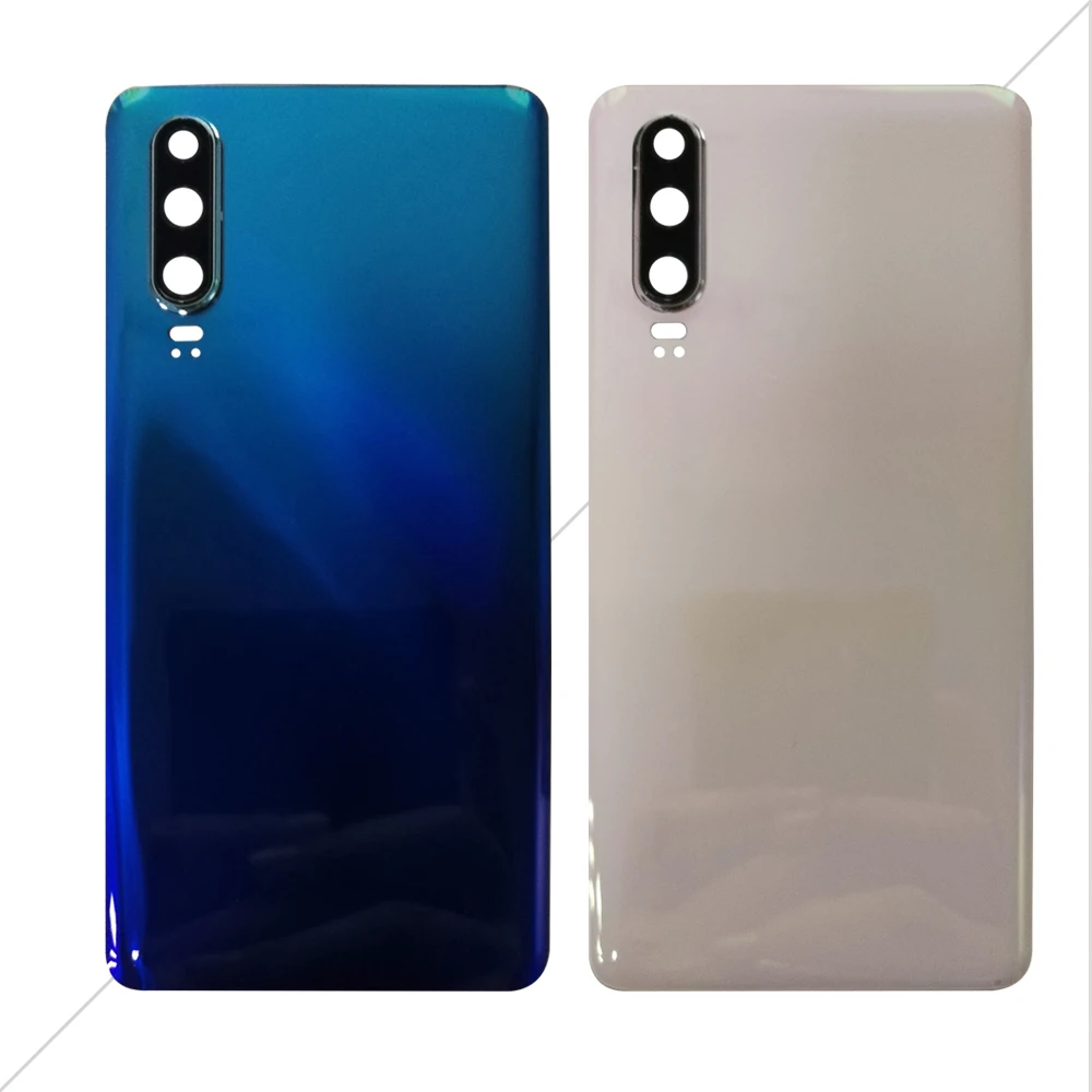 Задний корпус для huawei P30 Pro, задняя крышка, стеклянная батарея с объективом камеры, Замена для huawei P30, задняя крышка батареи