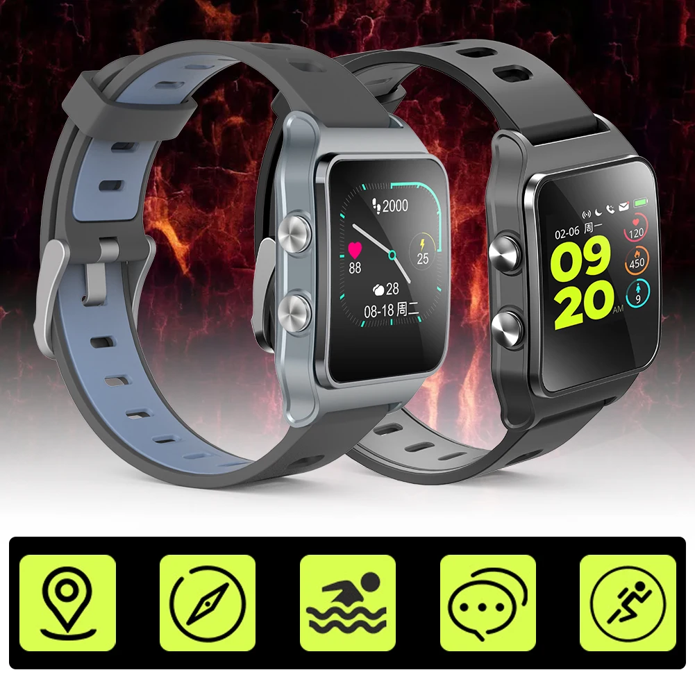 

KOSPET P1C GPS Sports Watch Waterproof Dynamic Bluetooth Heart Rate Monitoring Compass Smart Watch Women and Men Smart Bracelet