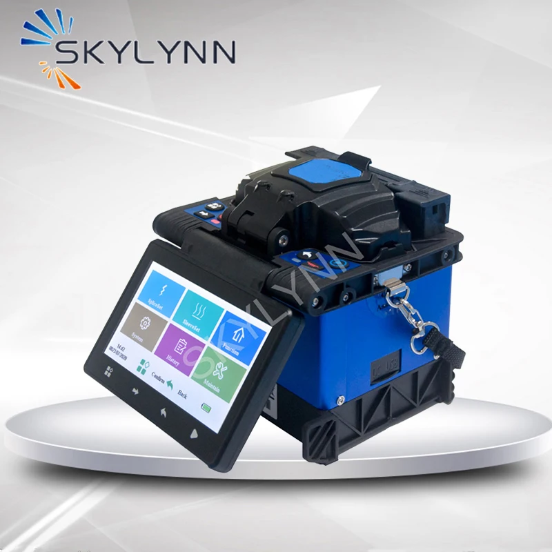 High Precision FS-4108S Fiber Optic Fusion Splicer, Aotomatic 5 Inch LCD Color Touch Screen Optical Welding Machine g0170f30a 7 inch high quality lcd screen lcd panel lcd display hd 164x97mm 1024x600 30pin