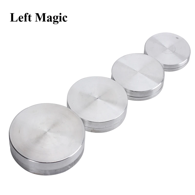 올리버 매직 코인의 중첩 상자(알루미늄)가 상자에 사라집니다. Magia Magician 닫기 환상 특수 효과 소품 Mentalism Funny
