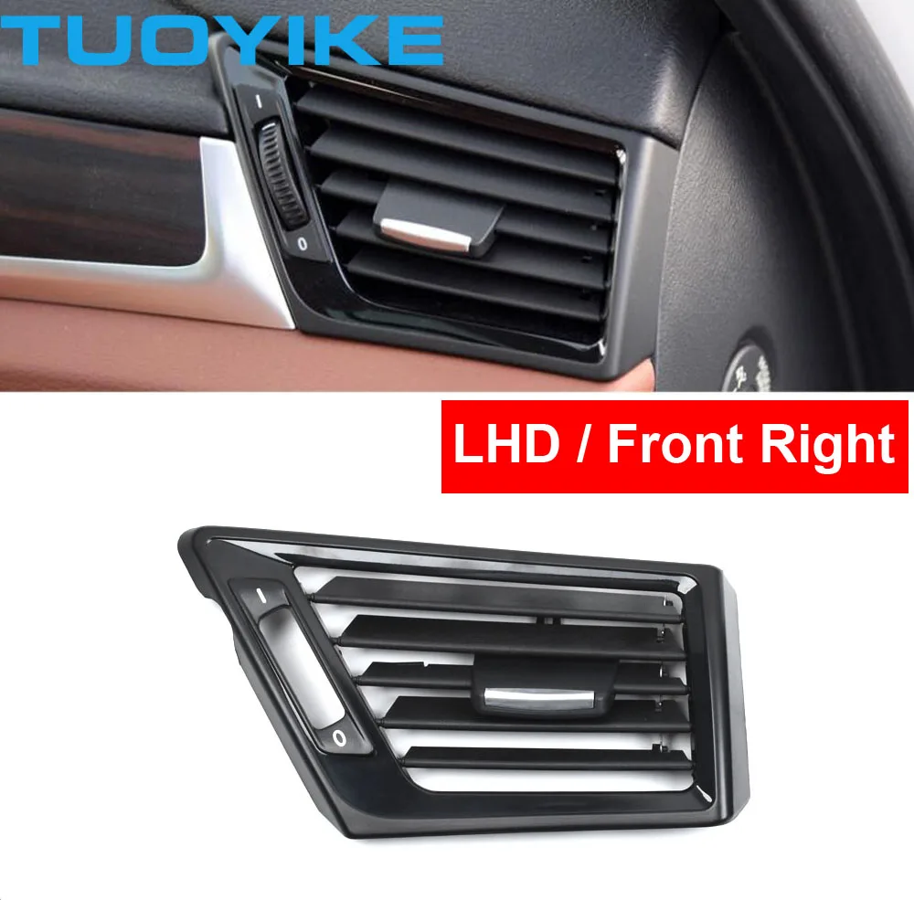 

LHD Left Hand Drive Car AC Air Conditioner Vent Grille Outlet Front Right Panel Cover Replacement BMW X1 E84 2010-16 Black ABS