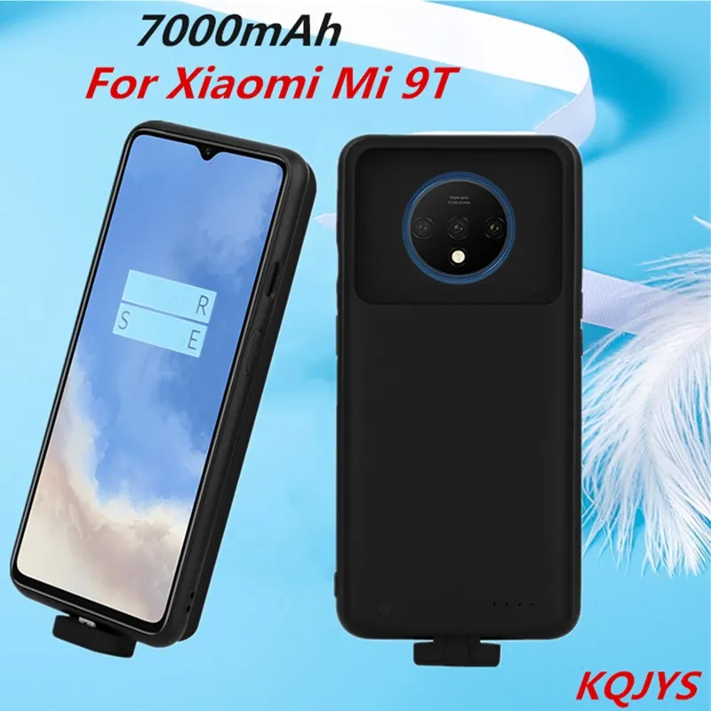 

KQJYS 7000mAh Portable External Power Back Clip Battery Case for Xiaomi Mi 9T Spare Mobile Power Battery Case