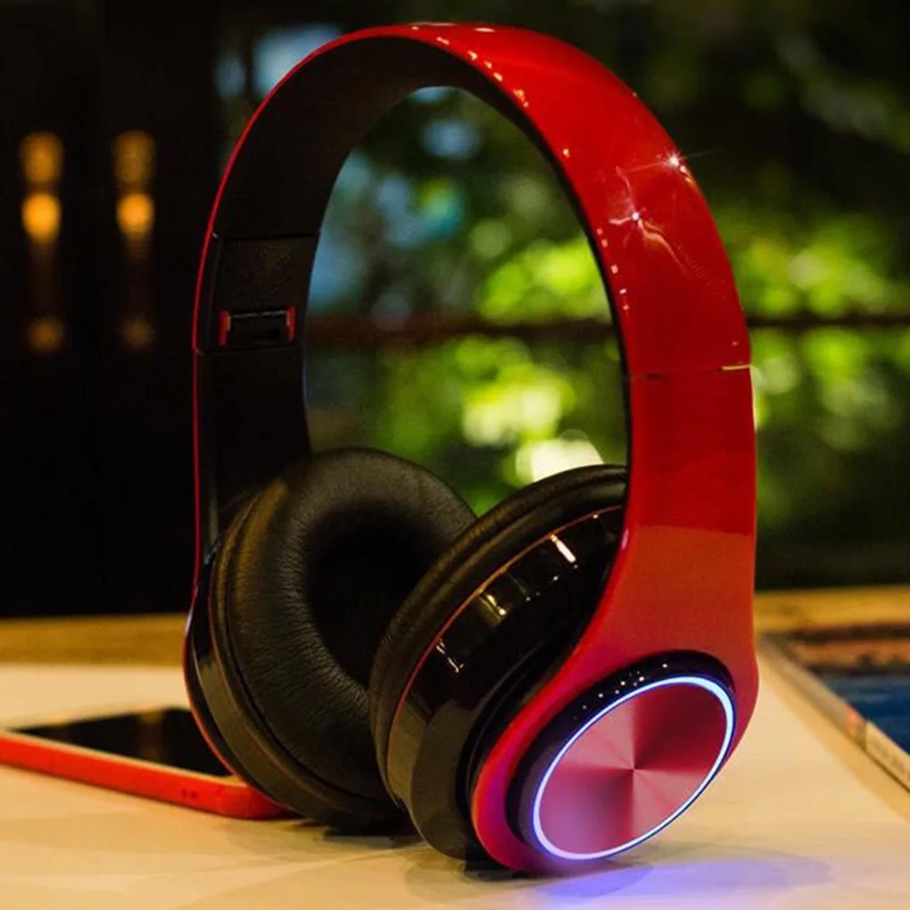 Светодиодный яркий фонарик B39 портативные складные беспроводные Bluetooth наушники