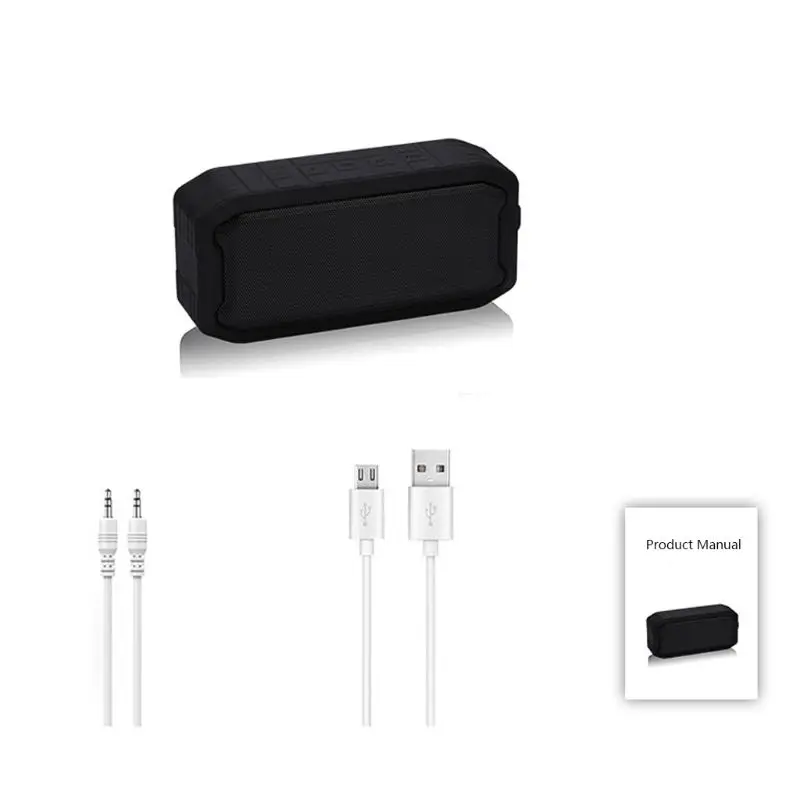 Открытый Портативный Водонепроницаемый IPX7 динамик беспроводной Bluetooth 5,0 TWS сабвуфер Громкий динамик для дома Бассейн Пляж катание на лодках Пешие прогулки