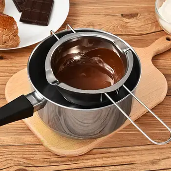 

Scented Candle Soap Chocolate Butter Handmade Soap Tool Non-stick Easy Cleaning Long Handle Wax Melting Stainless Steel Pot DIY