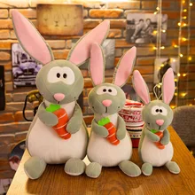 Дети Прекрасный морковь кролик мягкие плюшевые животные игрушки милый мягкий редиска кролик кукла детские подарки на день рождения