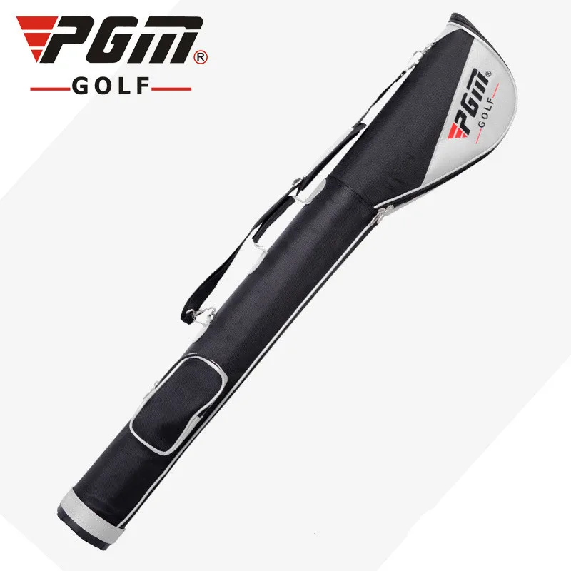 

Golf Bag PGM Brand With Base Black Silver Golf Bag Men's Can hold 6-7 clubs QIAB004