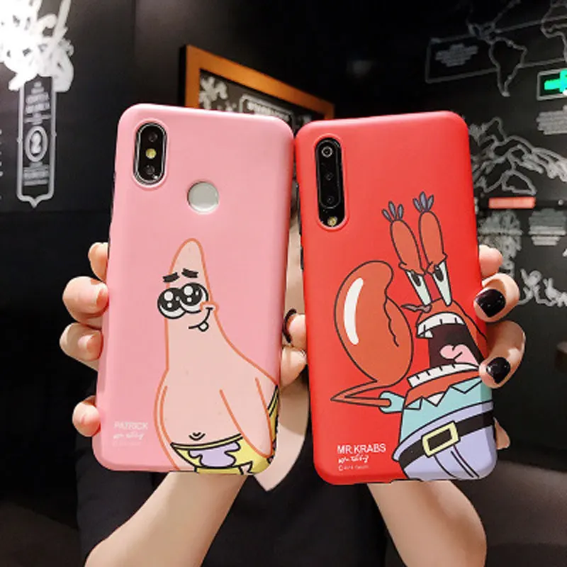 Starktni Губка Боб Патрик звезда милый мультфильм чехол для телефона huawei P20 P30 Pro mate 10 20 Pro Nova 3 3i 4 5 5p 5i мягкие чехлы IMD
