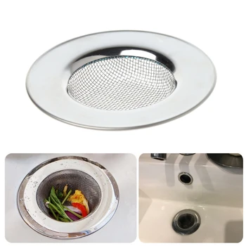 

Mesh Kitchen Stainless Steel Sink Strainer Disposer Plug Drain Stopper Filter