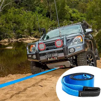 

Car Tow Cable Towing Pull Rope Strap Hooks Van Road Recovery Car Trailer Cable Traction Rope