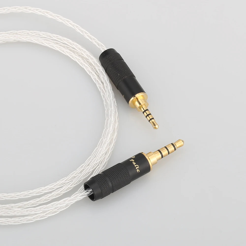 Audiocrast 4pin XLR 2 5mm 4 4mm Balanced Headphone Upgrade Cable for Fostex T60RP T20RP T40RPmkII T50RP