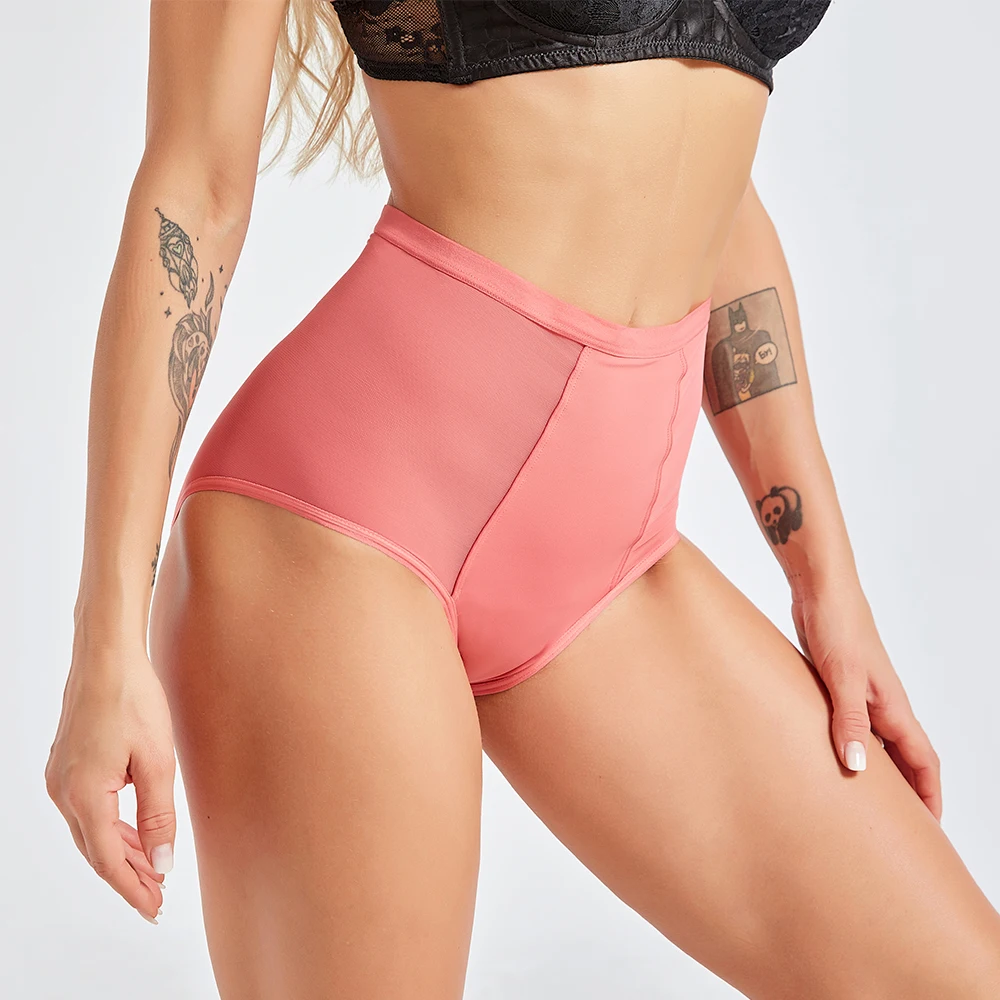 Women's Full Protection 4 Layers Period Panties Menstrual Panties Washable Leak Proof Period Panties Functional Underwear S-4XL 4