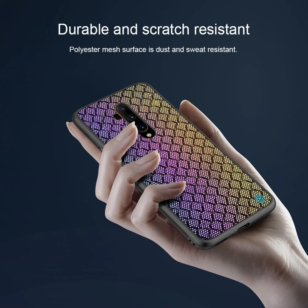 Для Oneplus 7T Pro чехол Nillkin Twinkle глянцевый силиконовый мягкий каркас жесткая текстура чехол для телефона для Oneplus 7T Pro задняя крышка оболочка