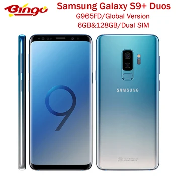 

Samsung Galaxy S9+ S9 Plus G965FD 128GB Dual SIM 4G LTE Android Mobile Phone Octa Core 6.2" 12MP&8MP RAM 6GB ROM 128G Exynos