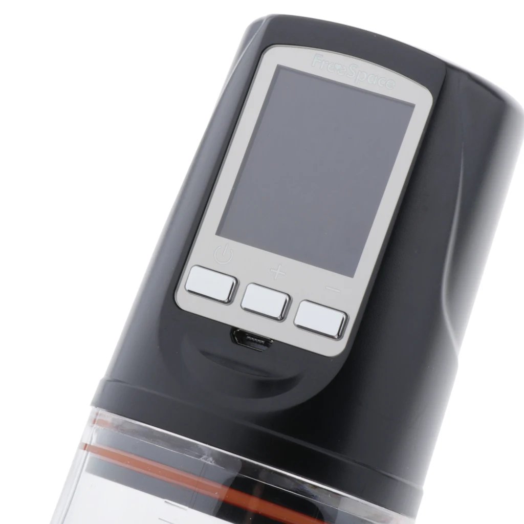 USB Automatic Male LED Display Penes Enlarger Trainer Extender Delay Lasting Exercising Vacuum Pump Massager Aircraft Cup