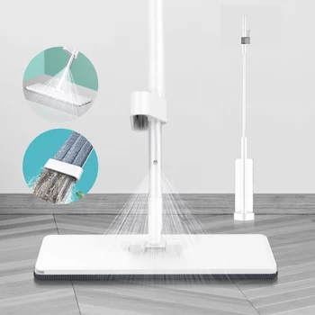 

Hands Free Spray Mop Microfiber Floor Cleaning With Refillable Washable Pads Flat Mop For Home Kitchen Hardwood Laminate Mop Kit