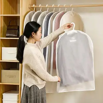 

Clothes Dust Cover Home Wardrobe Clothes Hanging Garment Dress Bag Coat Suit Dust Cover Organizer Storage Bag Pouch Case