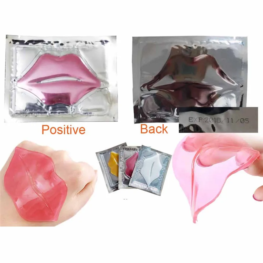 

Super l ip Plumper Collagen l ip Pads Moisture Essence Anti Ageing Wrinkle Patch Pad Full l ips Enhancer Random Color