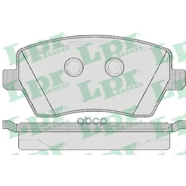 Колодки Тормозные Nissan Micra 03/Renault Clio 05передние Lpr 05p867 Lpr арт. 05P867