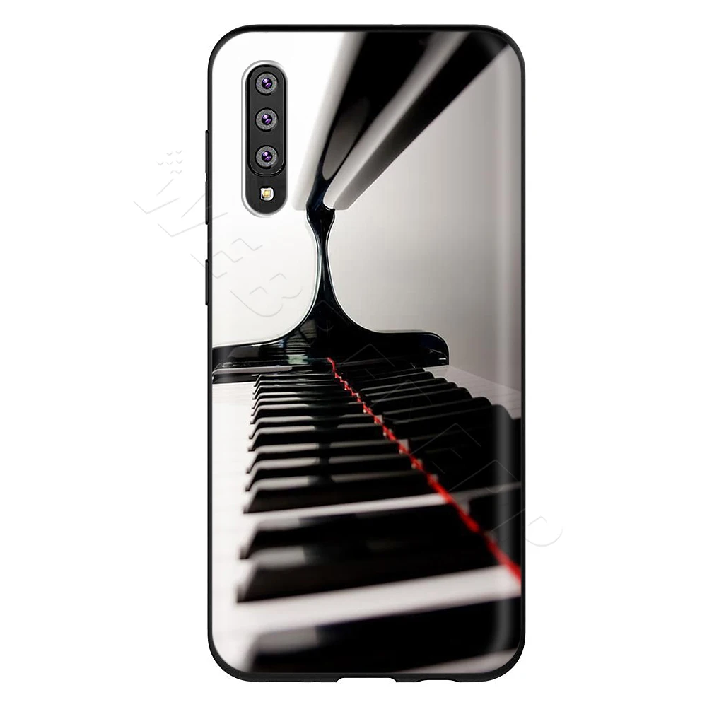 1 Webbedepp музыкальное пианино корпус клавиатуры для samsung Galaxy S7 S8 S9 S10 Edge Plus Note 10 8 9 A10 A20 A30 A40 A50 A60 A70 - Цвет: 1