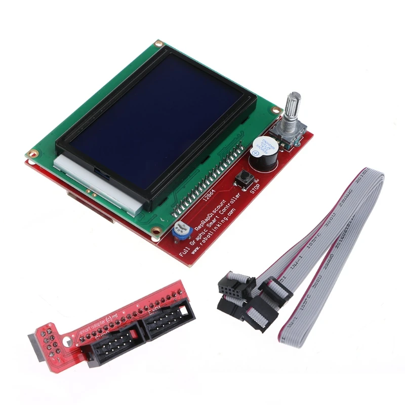 CNC 3d Принтер Комплект Mega 2560 R3+ RAMPS 1,4 контроллер+ lcd 12864+ 5 A4988 шаговый драйвер
