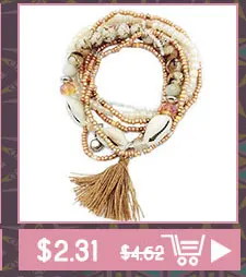 Ethnic Bohemian Tassel Beach Charm Bracelets For Women Boho Multilayer Beads Crystal Beaded Jewellery Bracelet Set Femme 2019