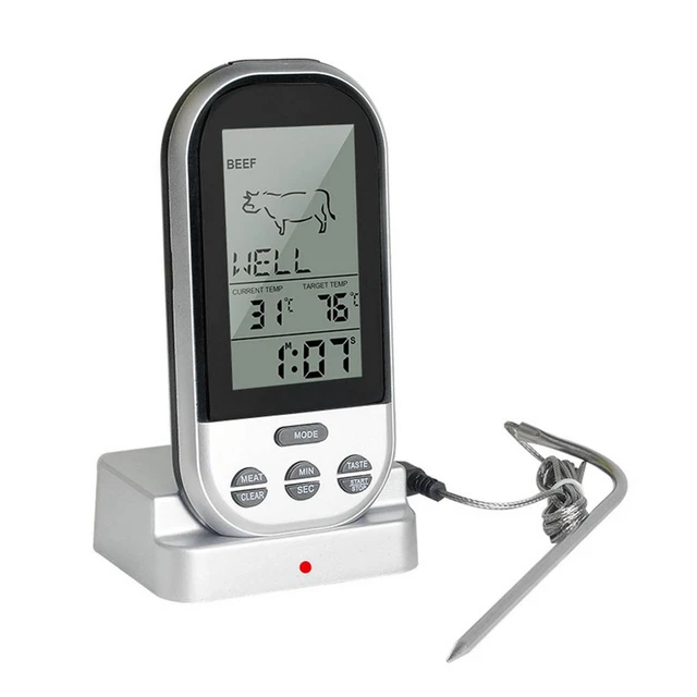 Wireless Meat Thermometer - Digital Kitchen Thermometer With