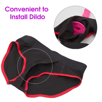 Erotic Sextoys Lesbian Panties Strapless Strapon Dildo Vibrator Strap On Harness Briefs Penis Anal Dick Adult Sex Toys for Woman 4